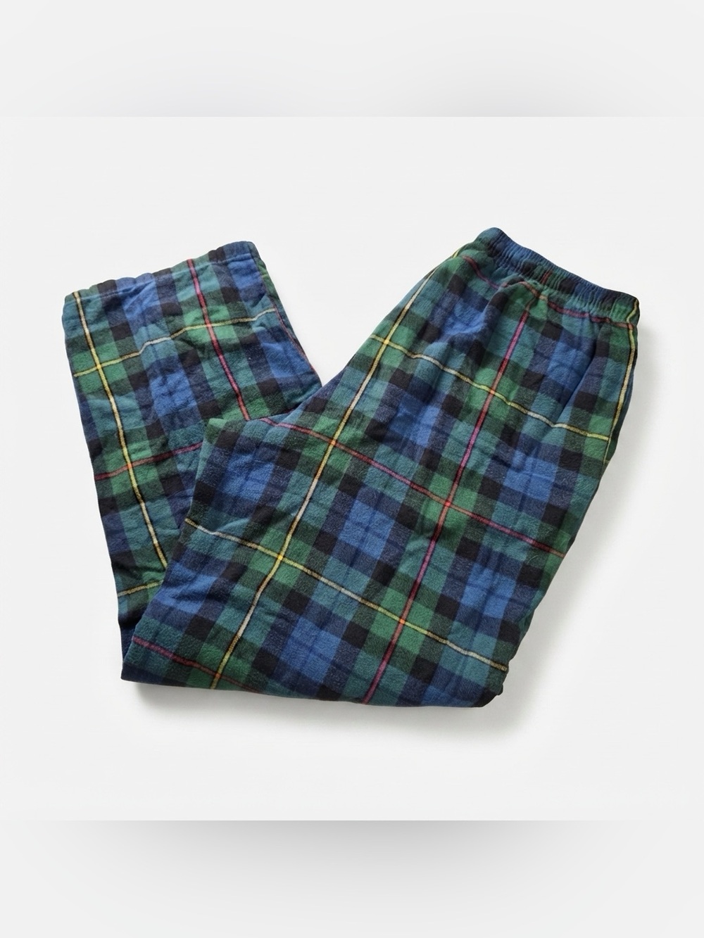 L.L. Bean Plaid Flannel Sleep Pants, Men's Large